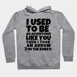 I used to be an adventurer like you Hoodie